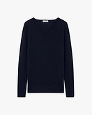Lightness V-Neck Sweater - Night Blue - Archive