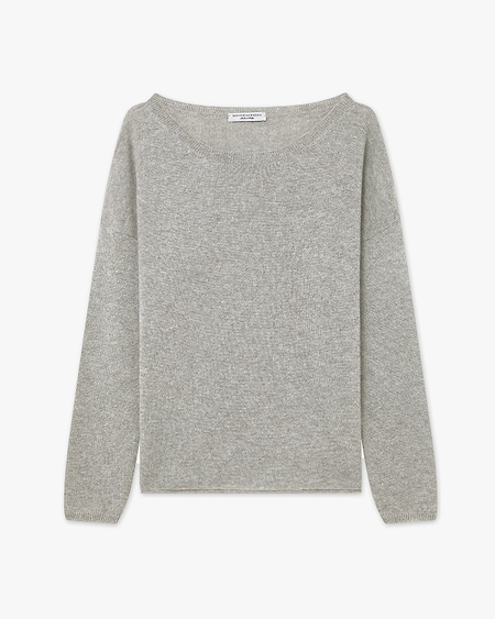 Lightness Crew Neck Sweater - Light Grey - Archive