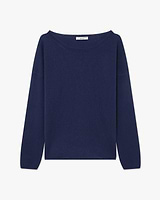Lightness Rundhals Pullover - Blau - Archiv