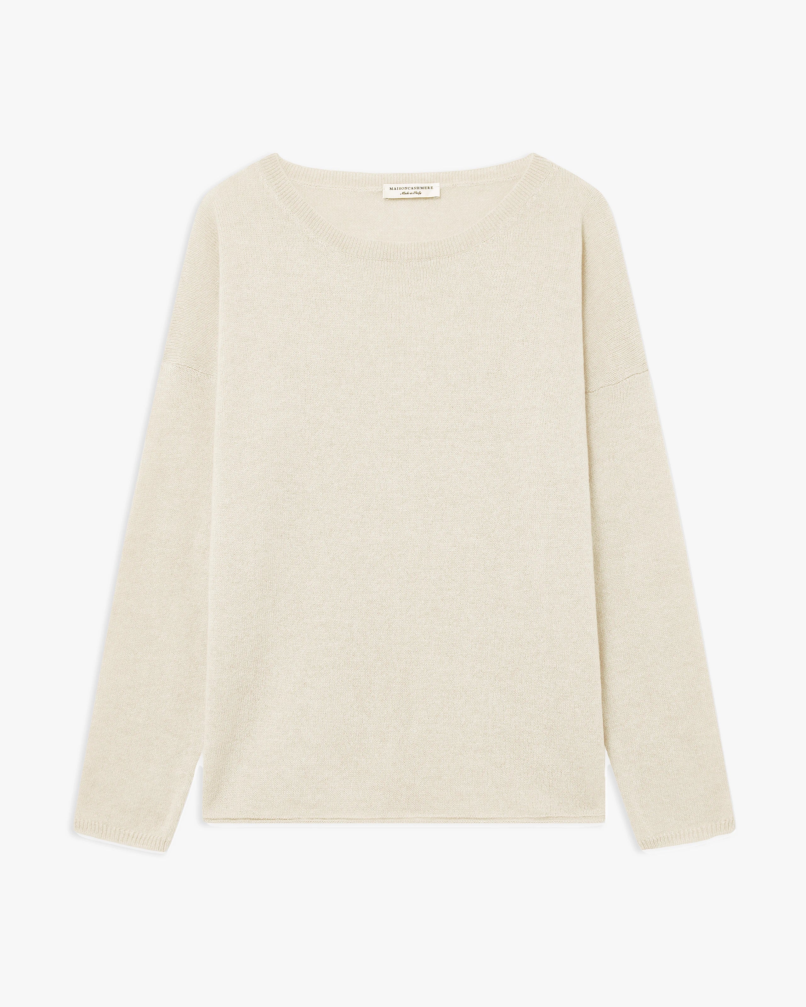 Lightness Crew Neck Sweater - White - Archive