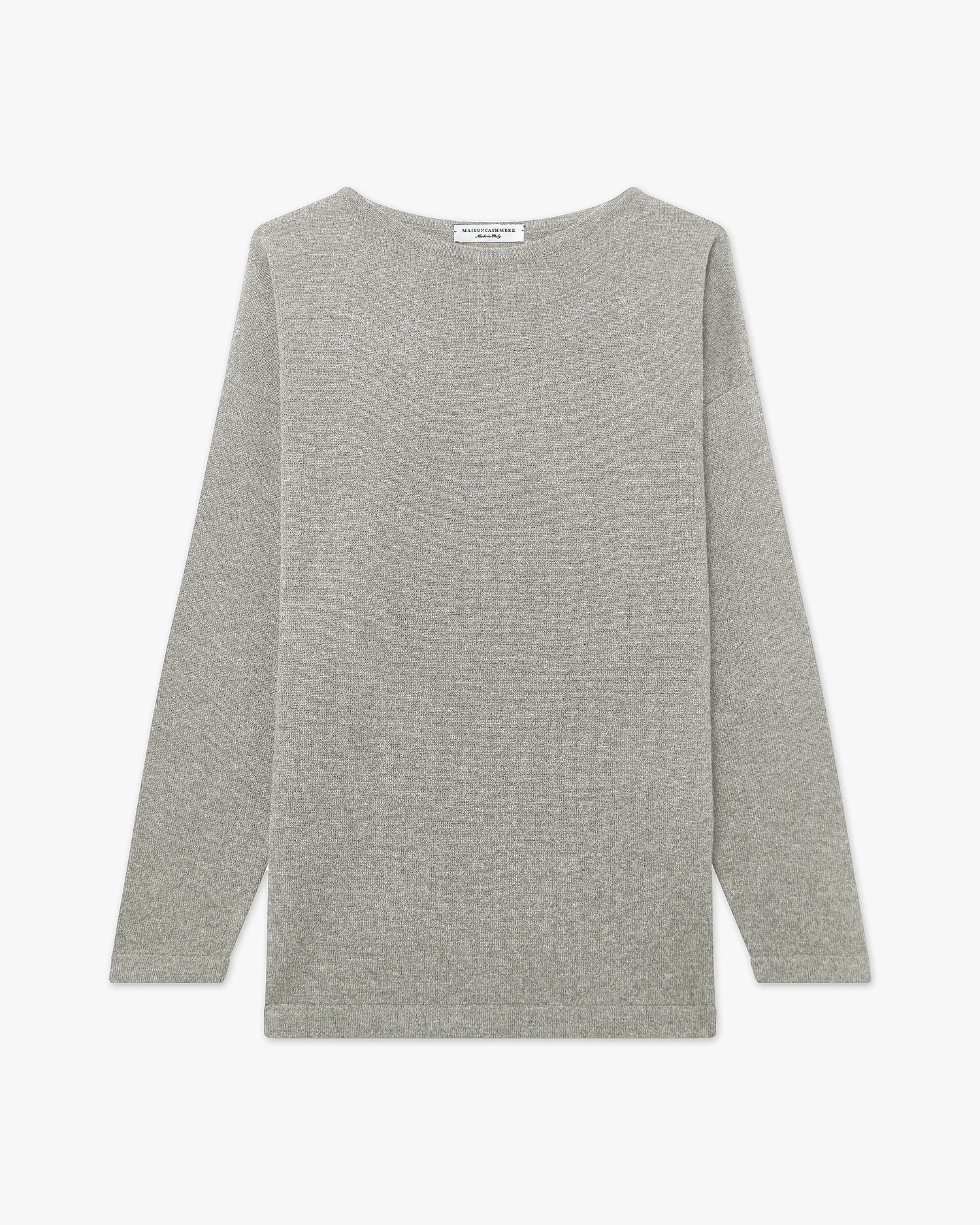 Mollis Boat Neck Sweater - Light Grey - Archive