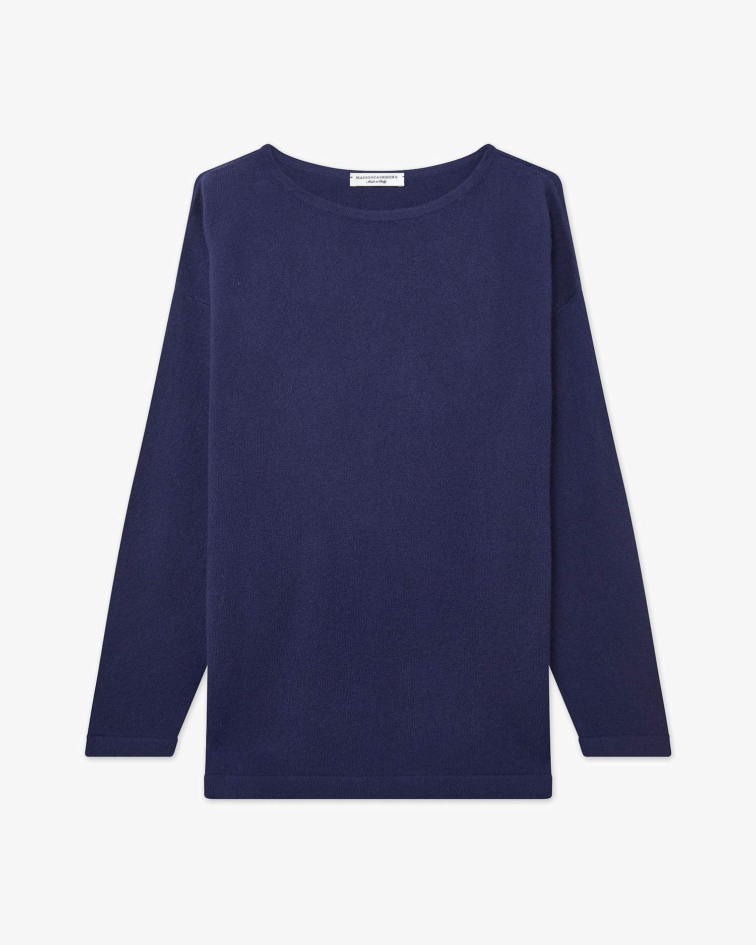 Mollis Boat Neck Sweater - Blue - Archive