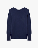 Pull Col Rond Merano Femme - Bleu - Archive