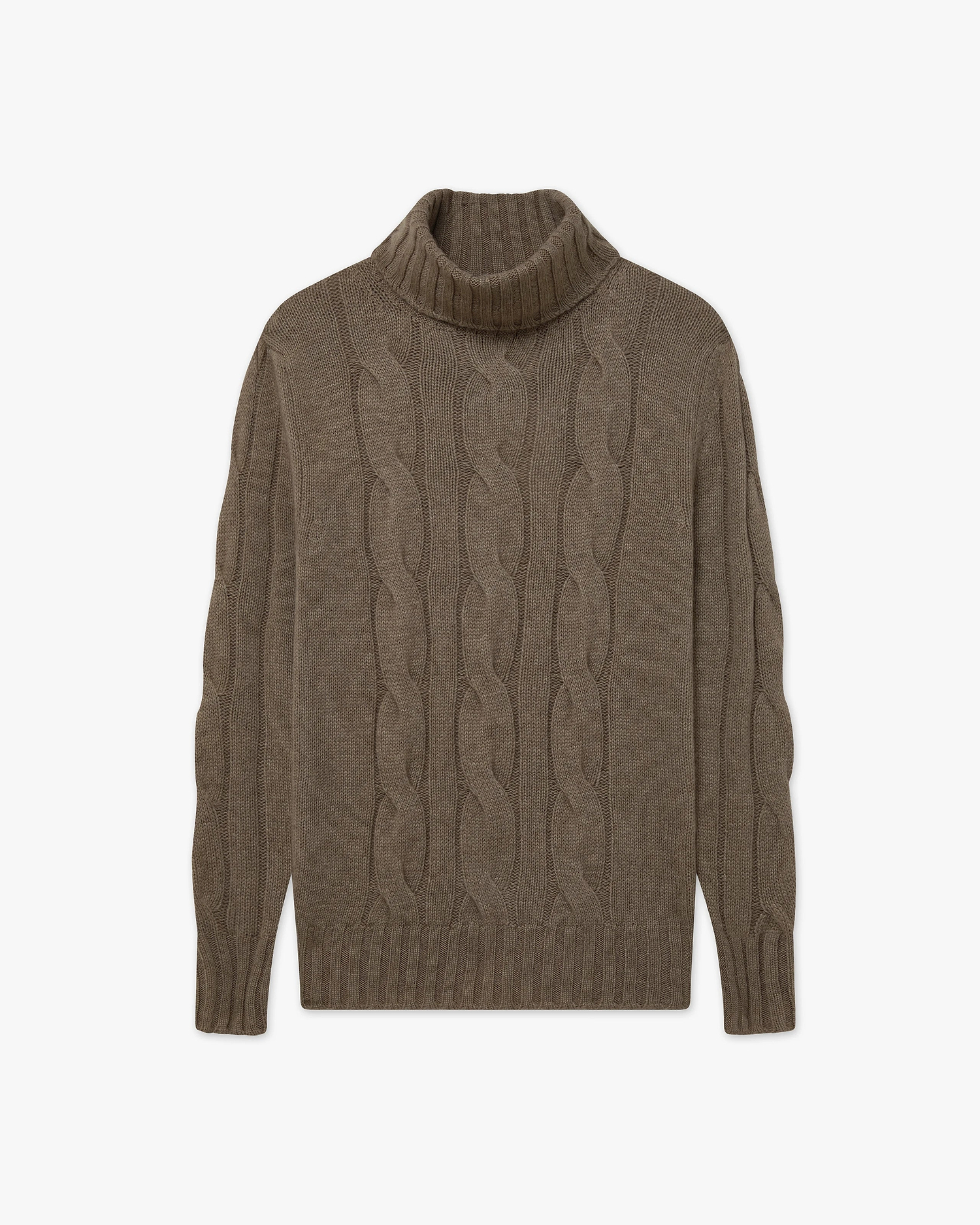 Women's Celerina Turtleneck Sweater - Brown - Archive
