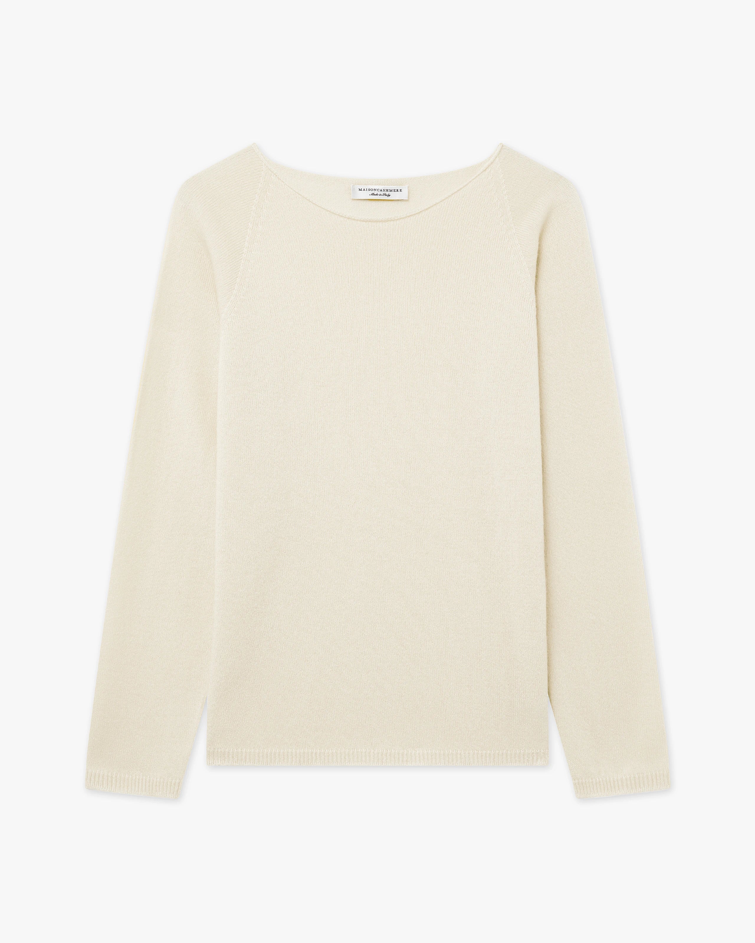 Women's Piuma Crew Neck Sweater - White - Archive