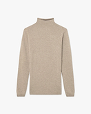Piuma Mock Neck Pullover - Beige - Archiv