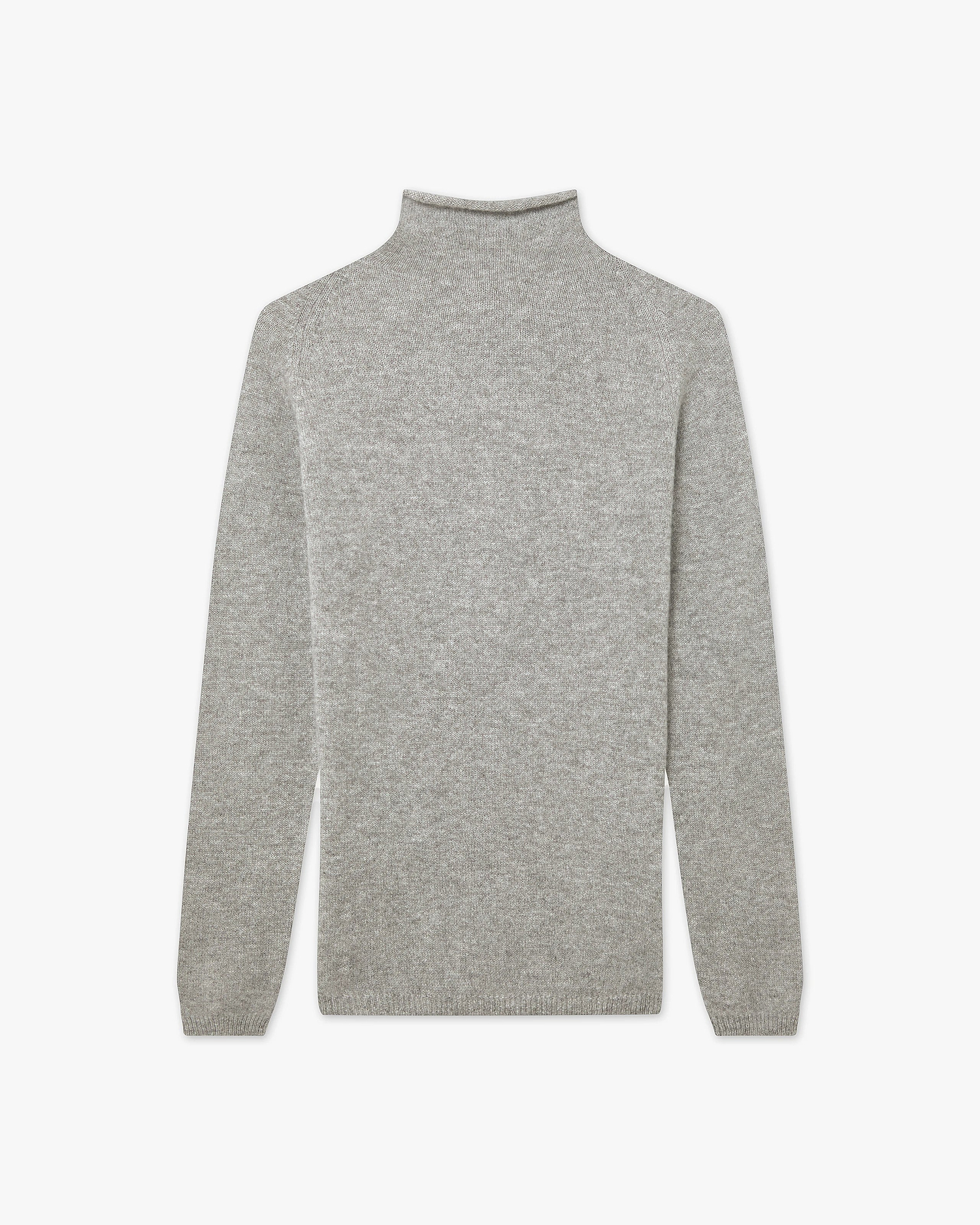 Maglia Collo Alto Piuma - Grigio Chiaro - Archivio