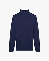 Piuma Mock Neck Pullover - Blau - Archiv