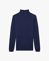 Piuma Mock Neck Pullover - Blau - Archiv