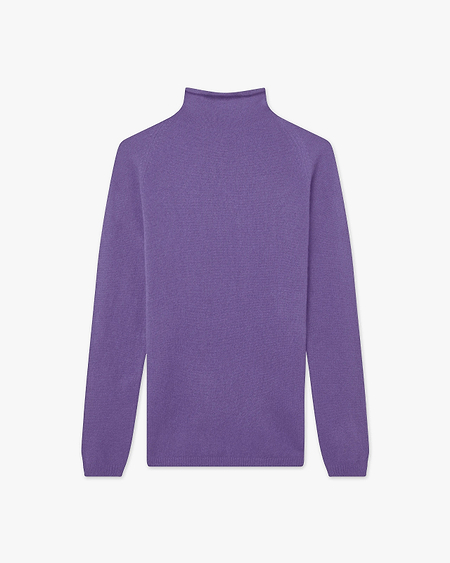 Maglia Collo Alto Piuma - Lavanda - Archivio
