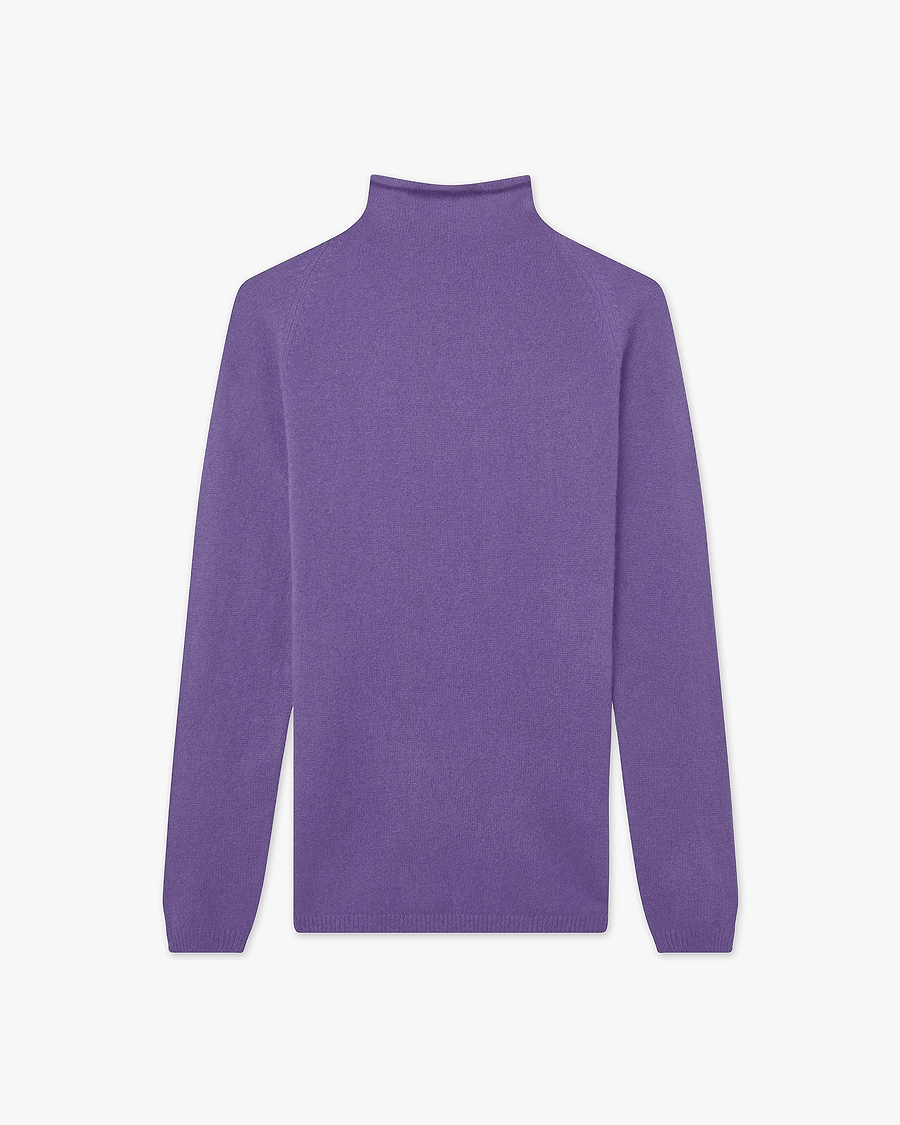Piuma Mock Neck Sweater - Lavender - Archive