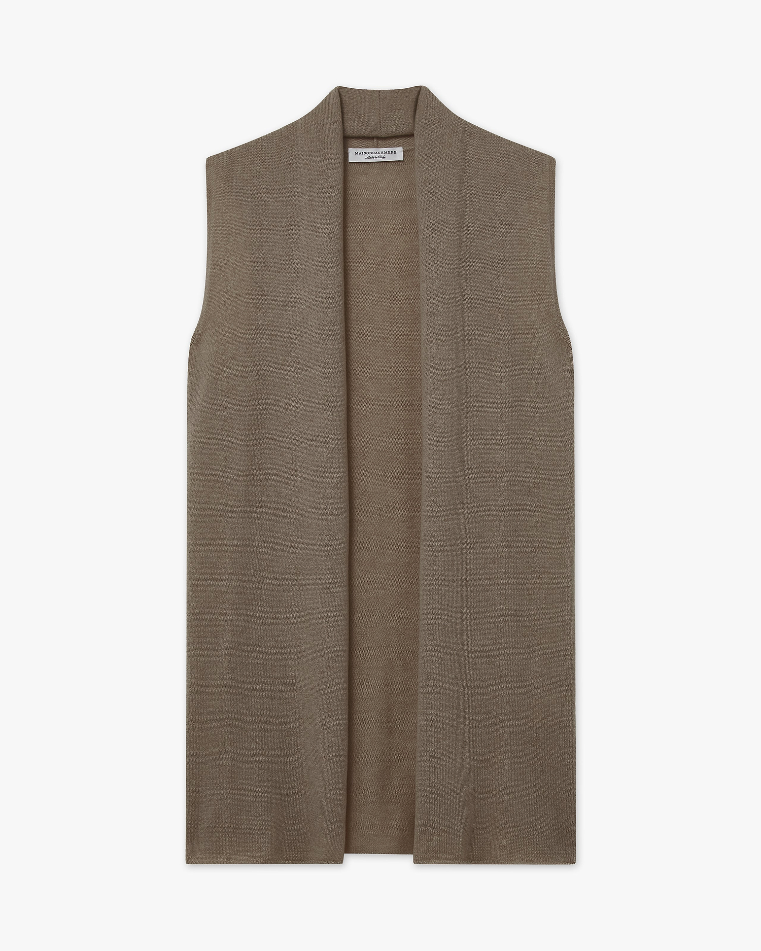 Essential Ärmellose Cardigan - Braun - Archiv