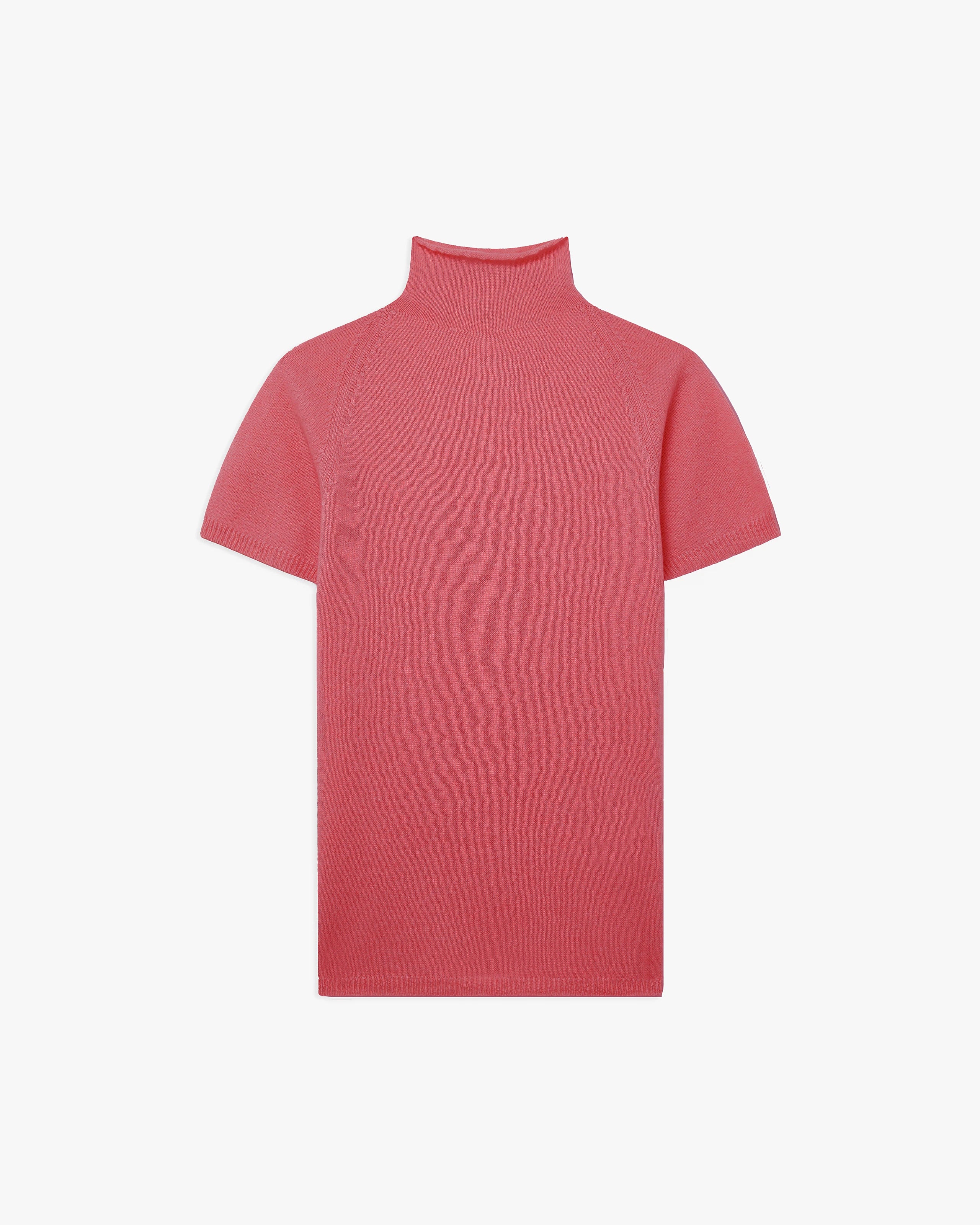 Piuma Mock Neck Tee - Red - Archive