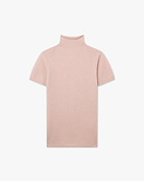 Piuma Mock Neck Tee - Blush - Archive