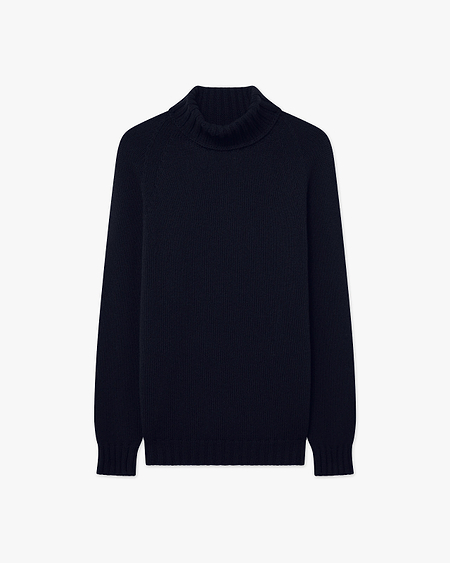 Women's Parksville Turtleneck Sweater - Night Blue - Archive