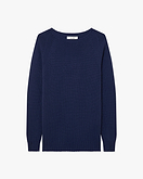 Parksville Rundhalspullover Damen - Blau - Archiv