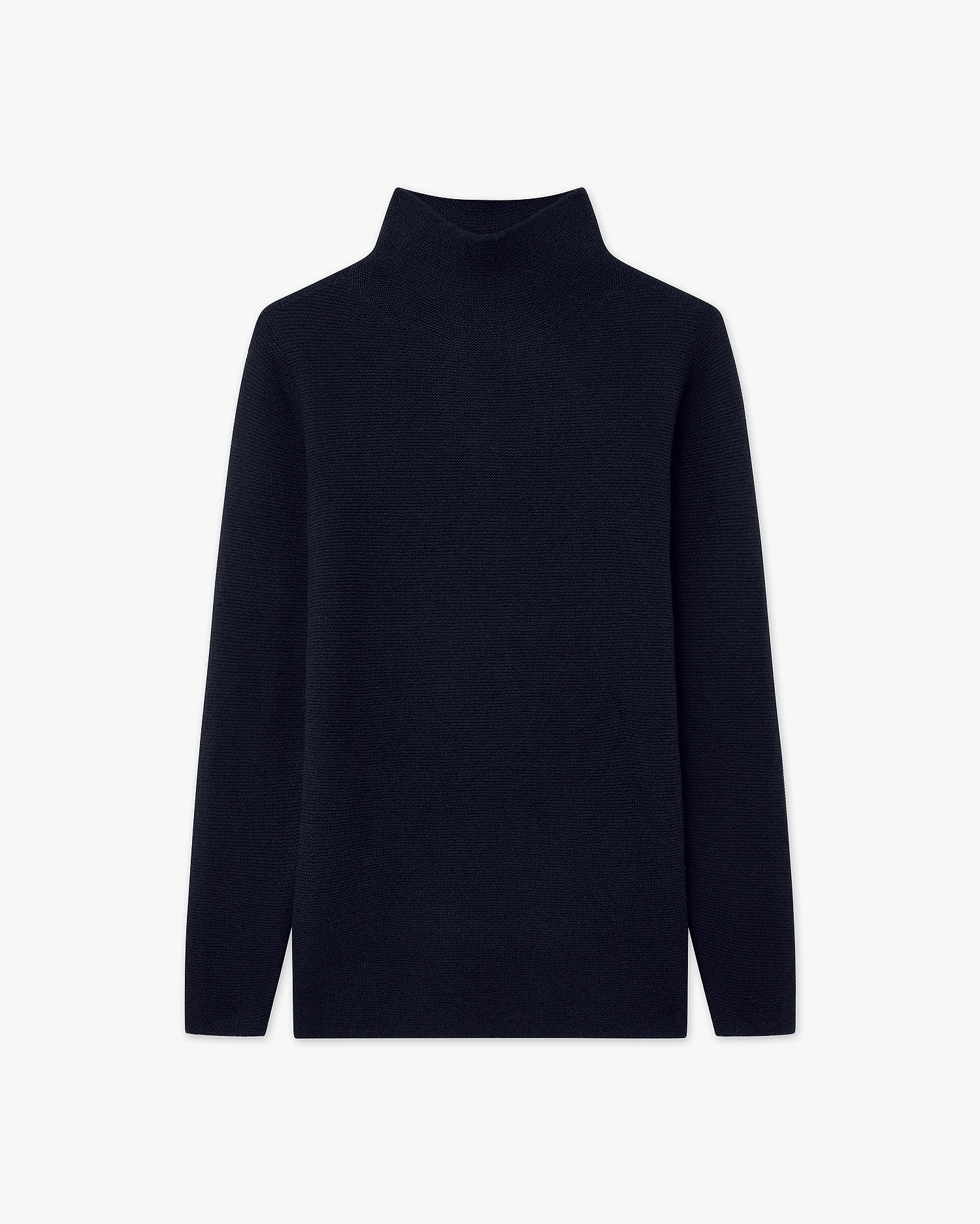 Soffio Mock Neck Sweater - Night Blue - Archive