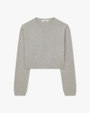 Ostuni Crop Sweater - Light Grey - Archive