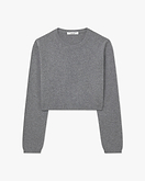 Ostuni Crop Sweater - Medium Grey - Archive