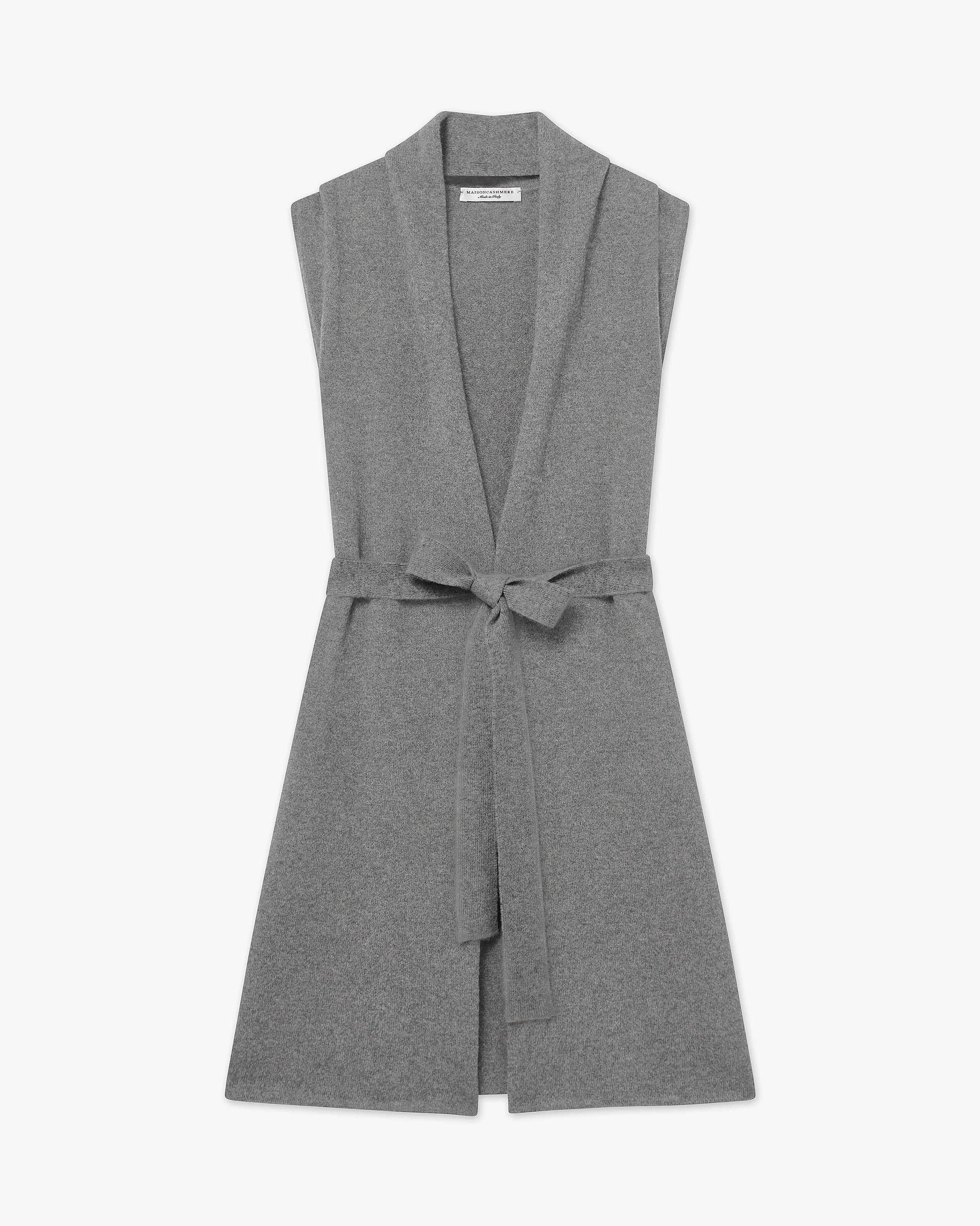Custom Studio - Essential Ärmellose Cardigan