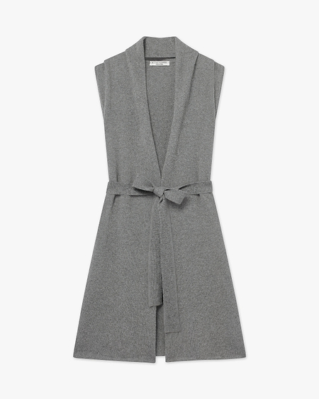 Custom Studio - Essential Ärmellose Cardigan