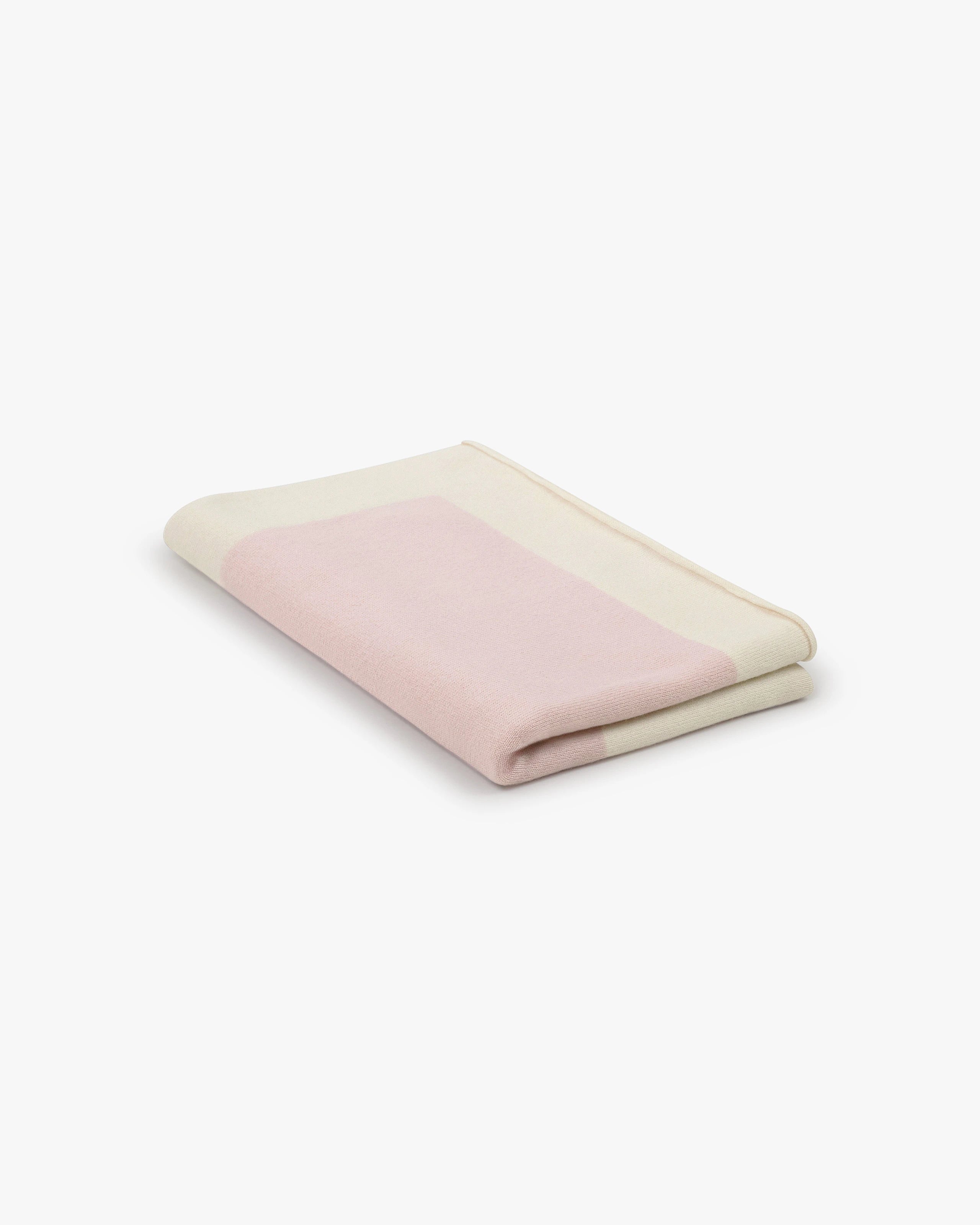 Teddy Bear Baby Blanket - Pink Cashmere