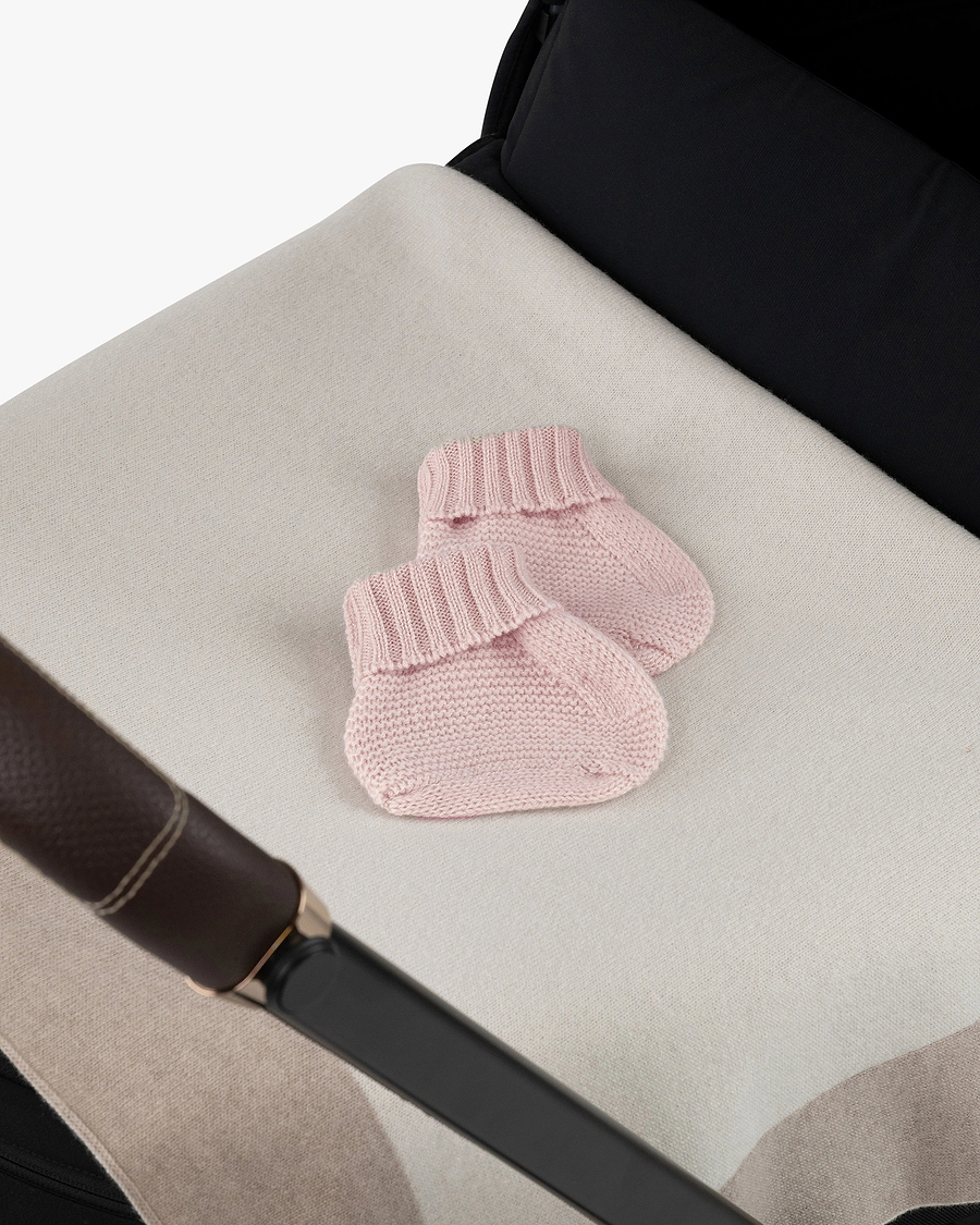 Baby Booties - Pink Cashmere