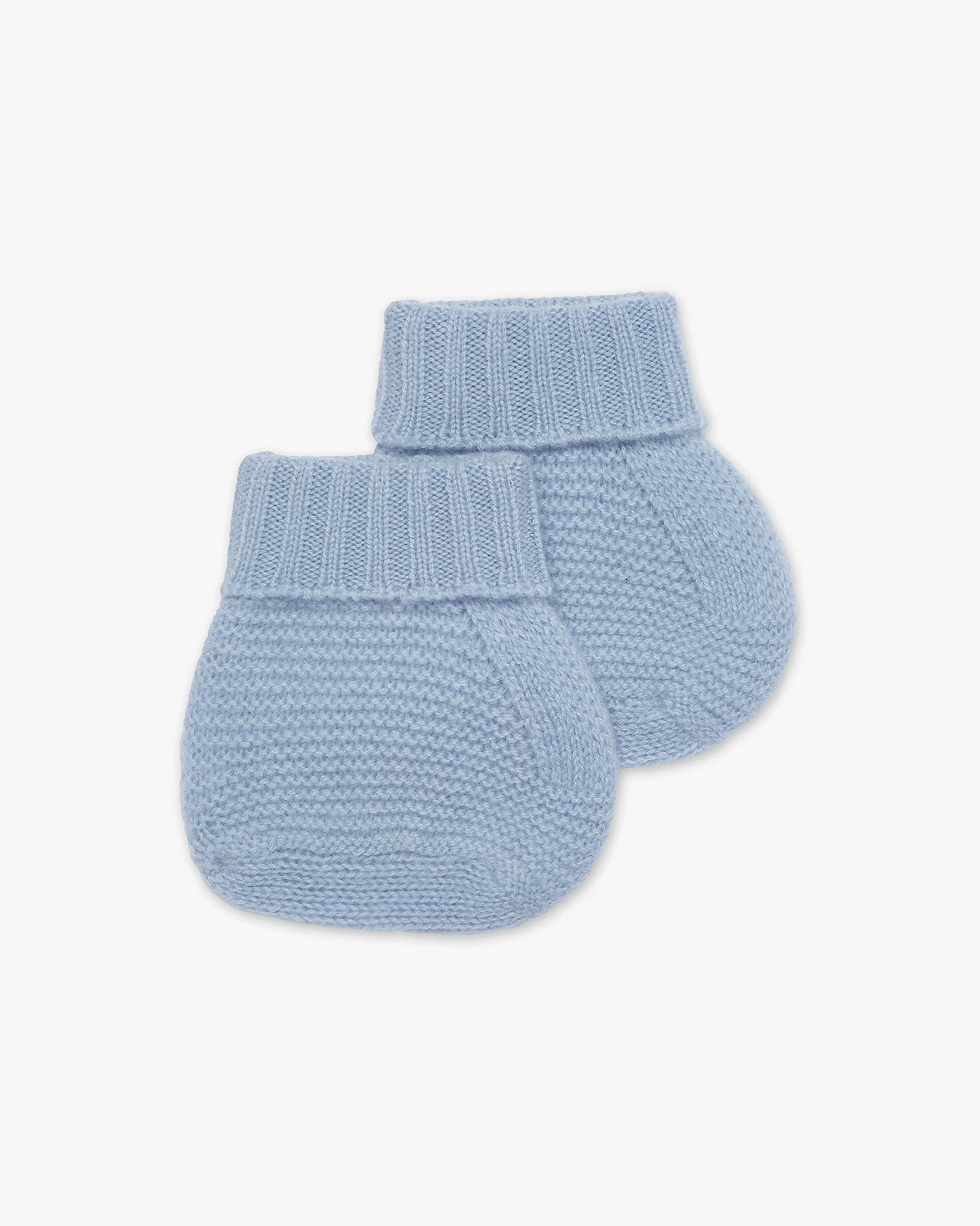 Baby Booties - Light Blue Cashmere
