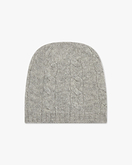 Bonnet Bébé Torsades - Gris Clair