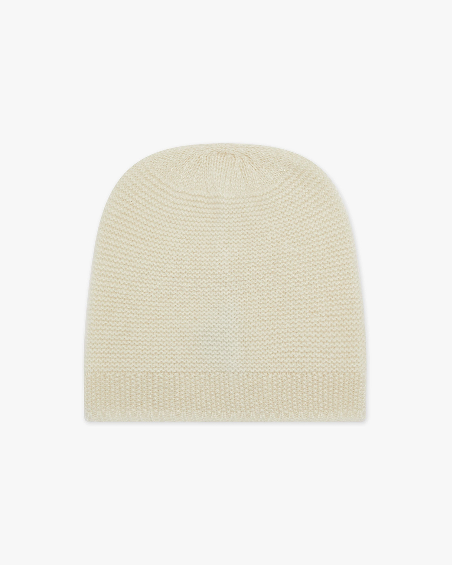 Links Baby Hat - White Cashmere
