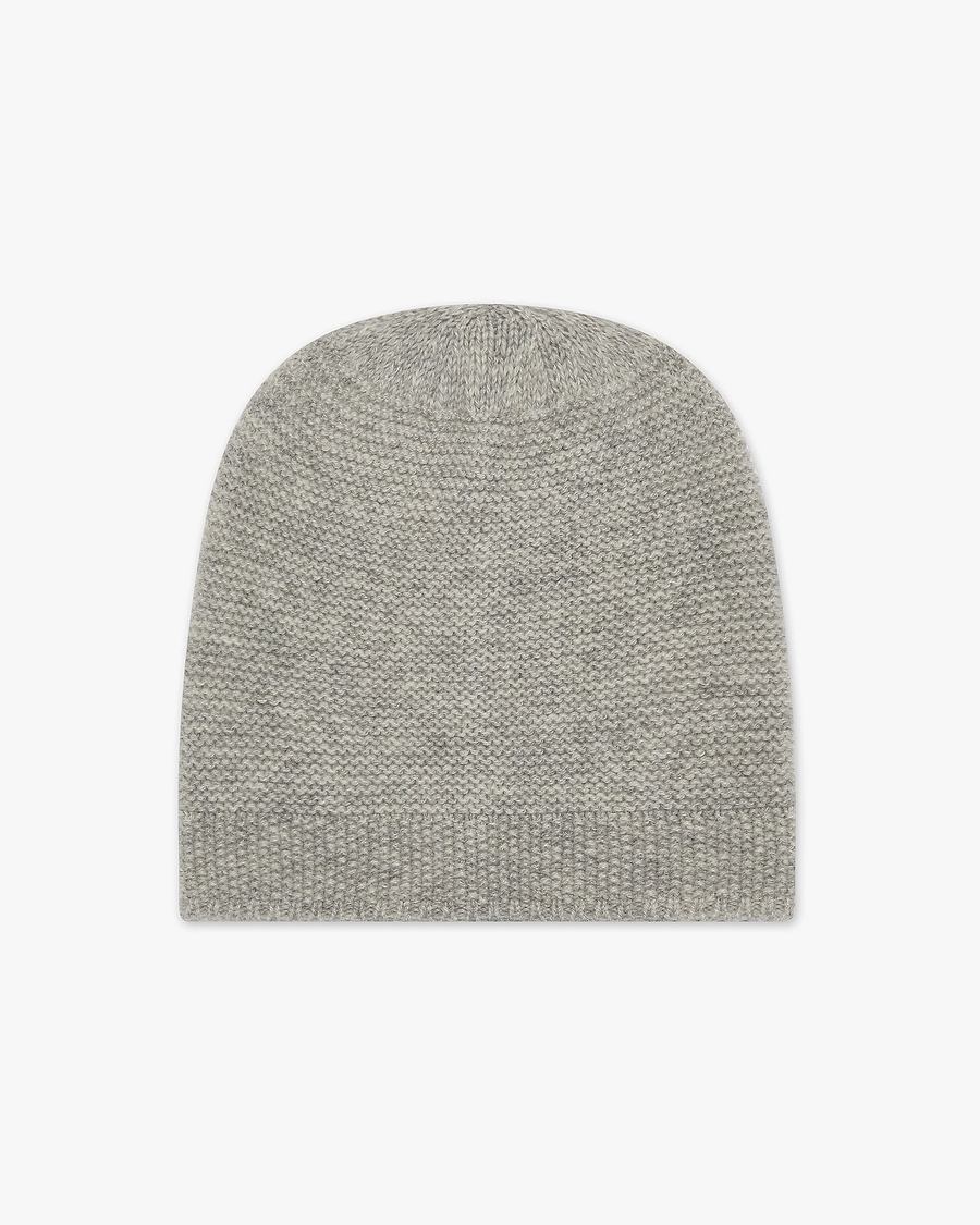 Links Baby Hat - Light Grey Cashmere