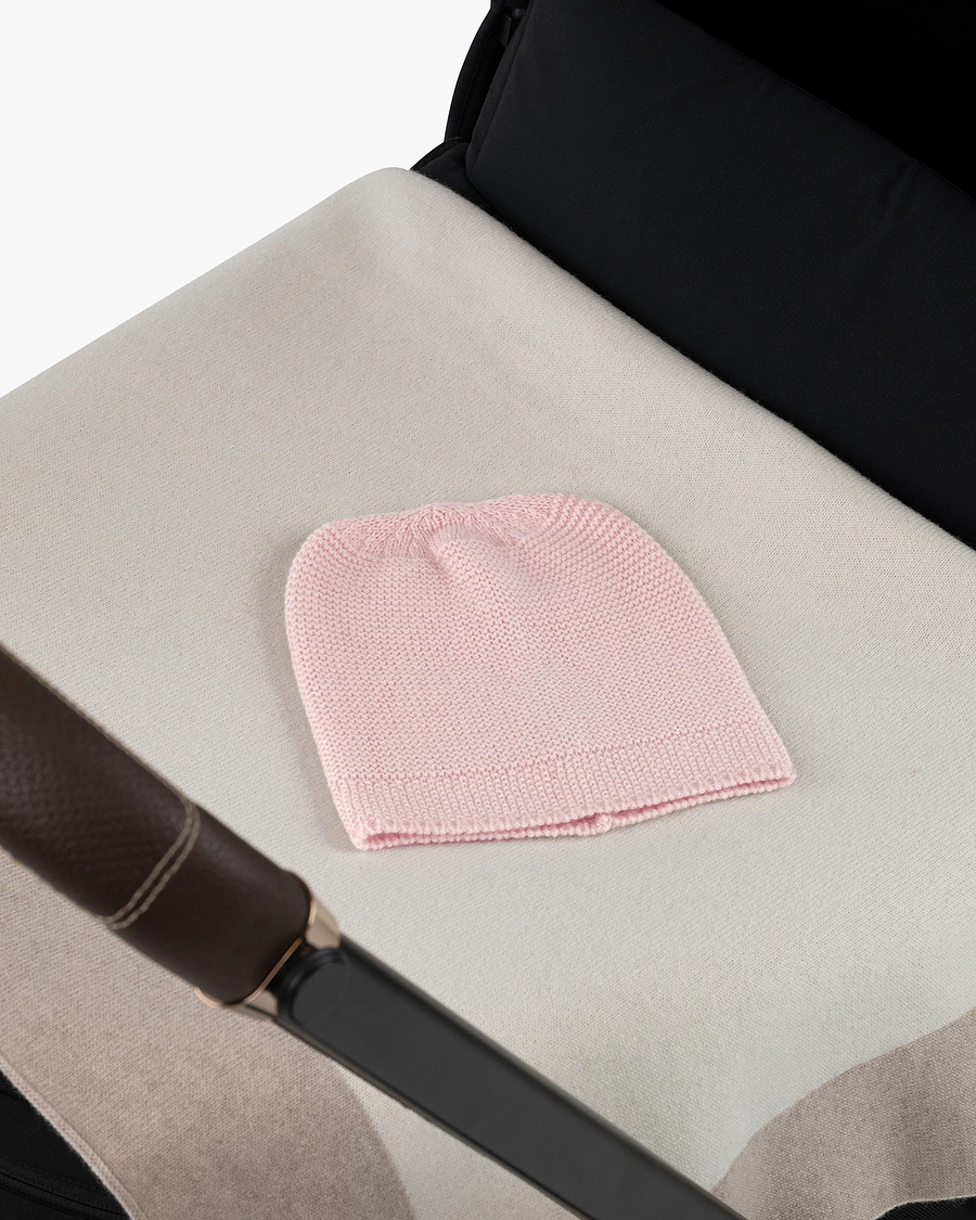Links Baby Hat - Pink Cashmere