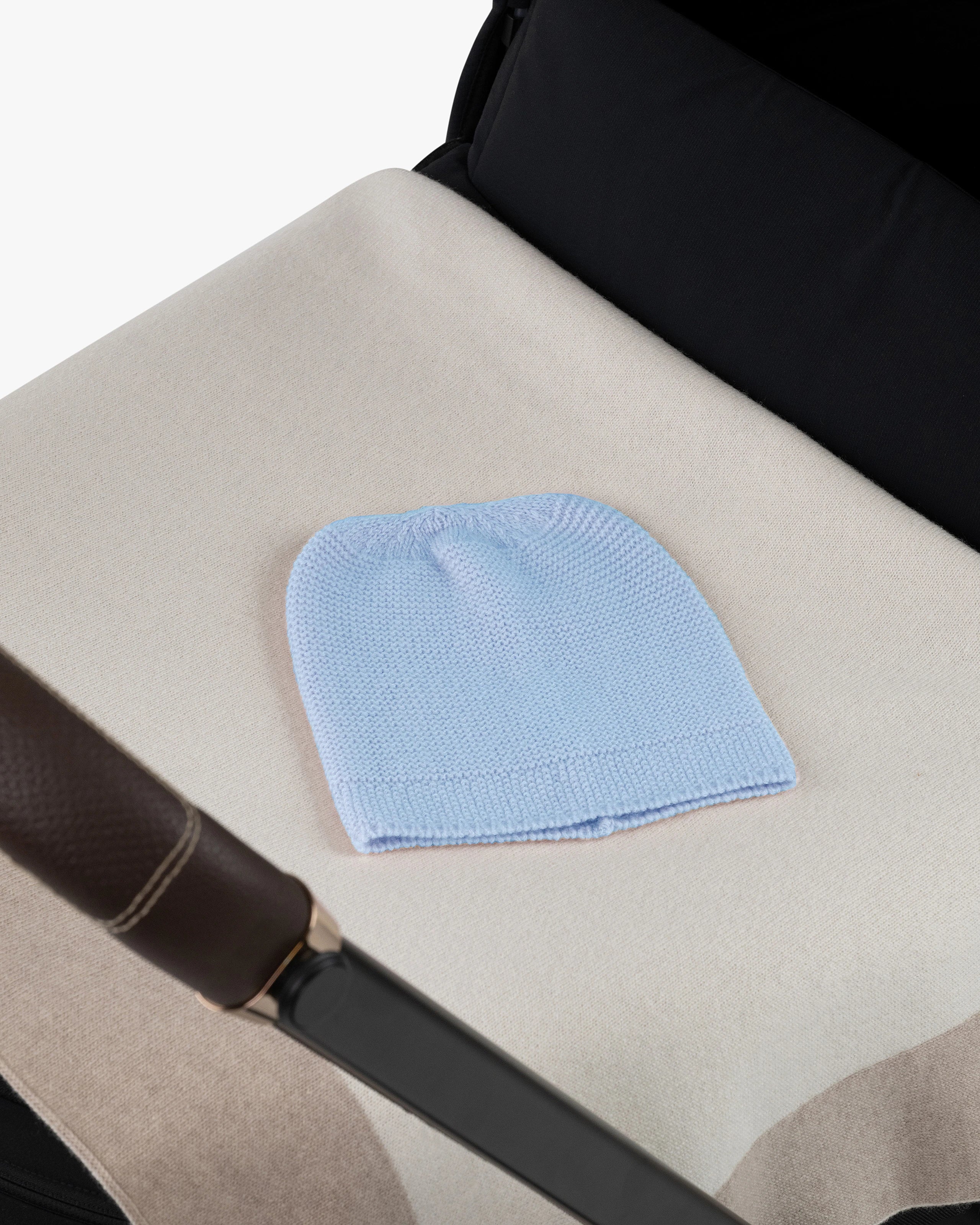 Links Baby Hat - Light Blue Cashmere
