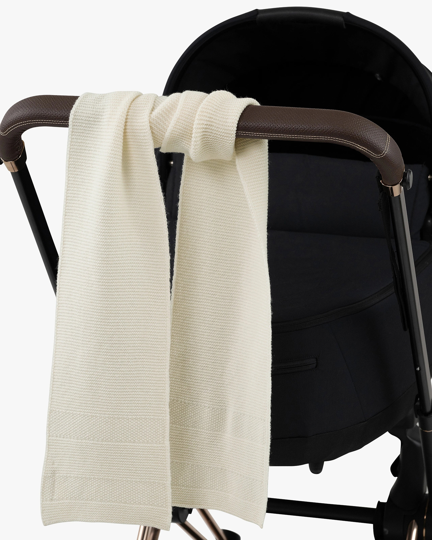 Links Baby Scarf - White Cashmere