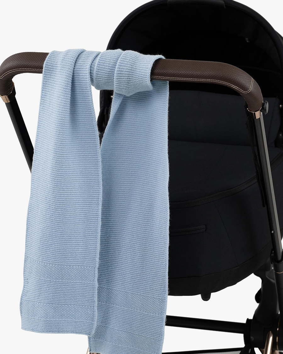 Links Baby Scarf - Light Blue Cashmere