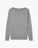 Belvoir U-Boot-Pullover - Grau