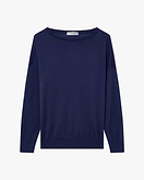 Belvoir U-Boot-Pullover - Blau