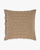 Cuscino Trecce - Tortora