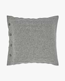 Cuscino Trecce - Grigio Medio