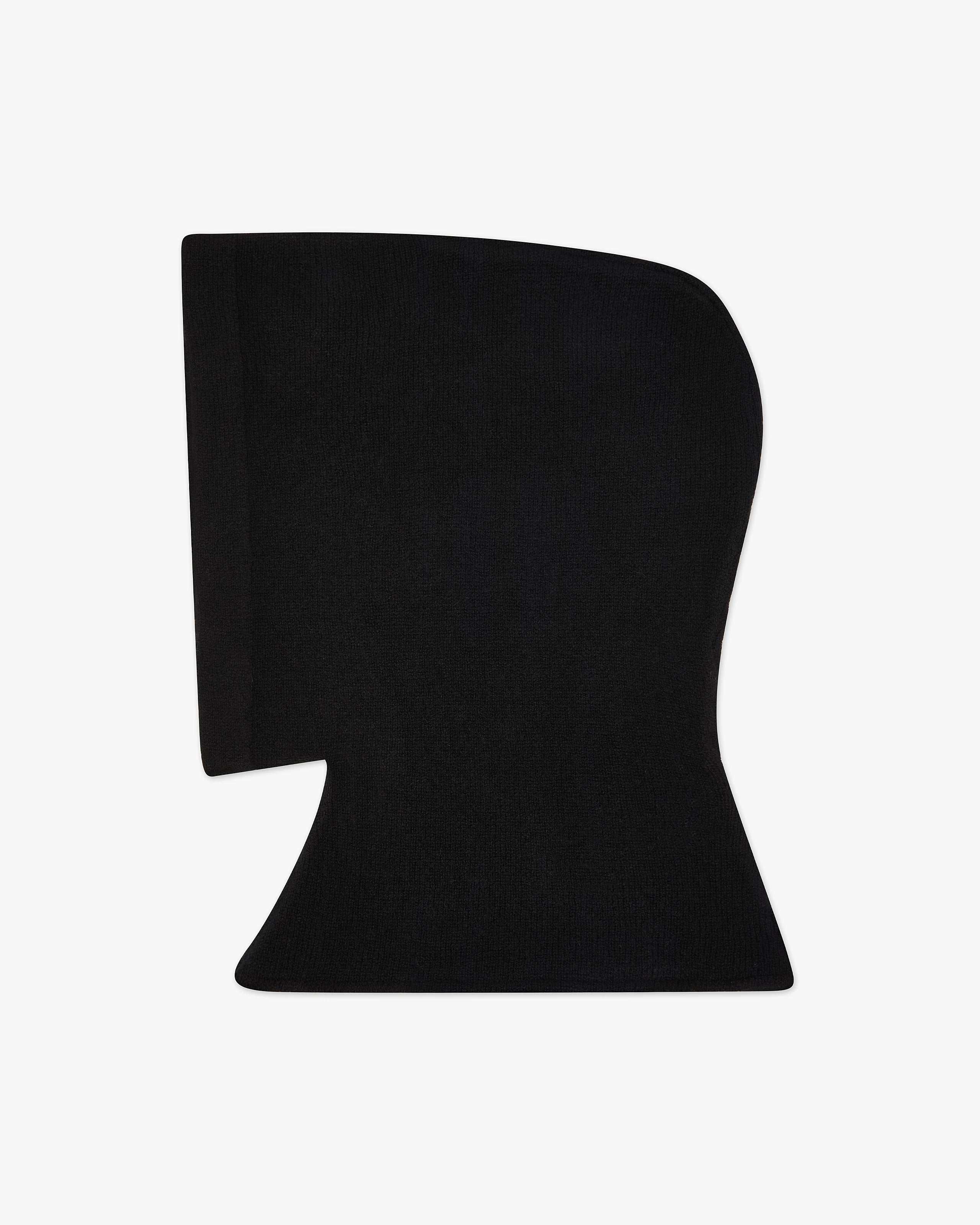 Hoodie Hat - Black Cashmere