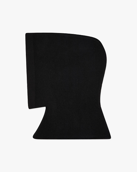 Hoodie Hat - Black Cashmere