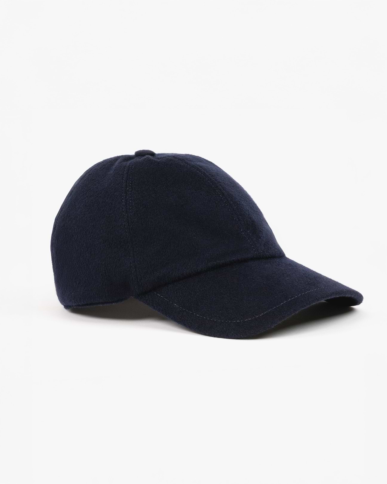 Cashmere Baseball Cap for Women - Night Blue | MaisonCashmere display picture 1