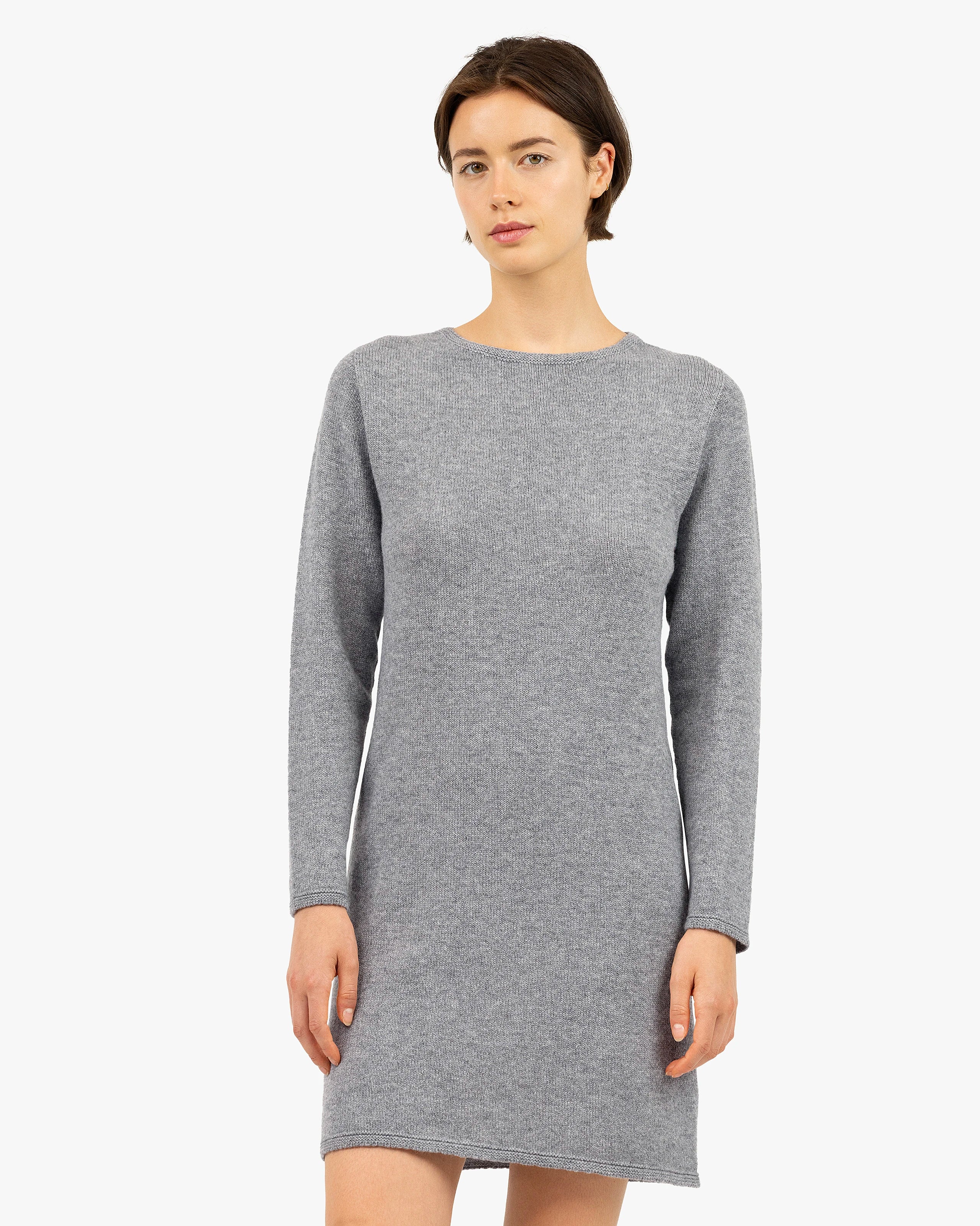cashmere bodycon dress Agathe Cashmere Dress - Dark Umber main image 1