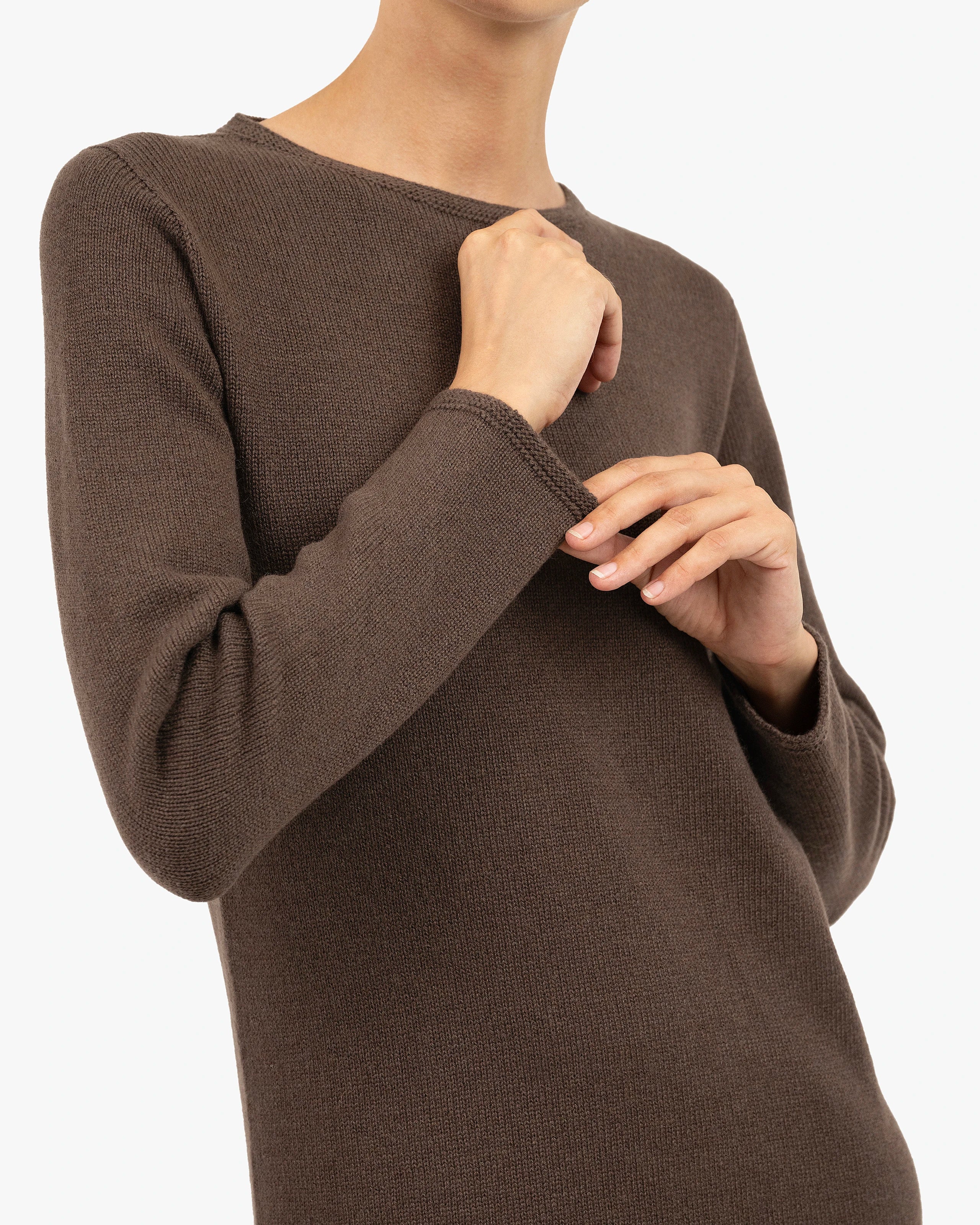 Parksville Dress - Brown Cashmere