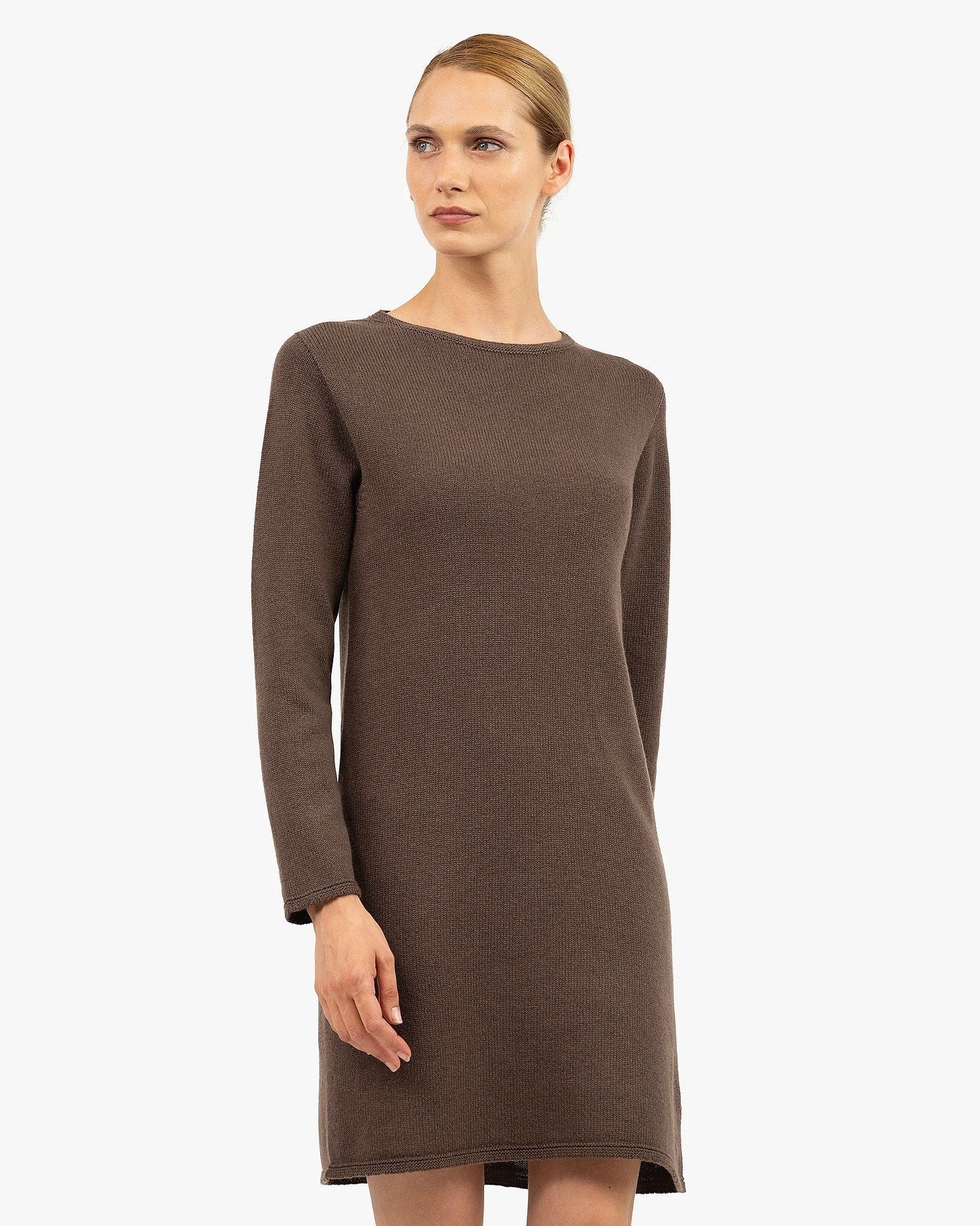 Parksville Dress - Brown Cashmere