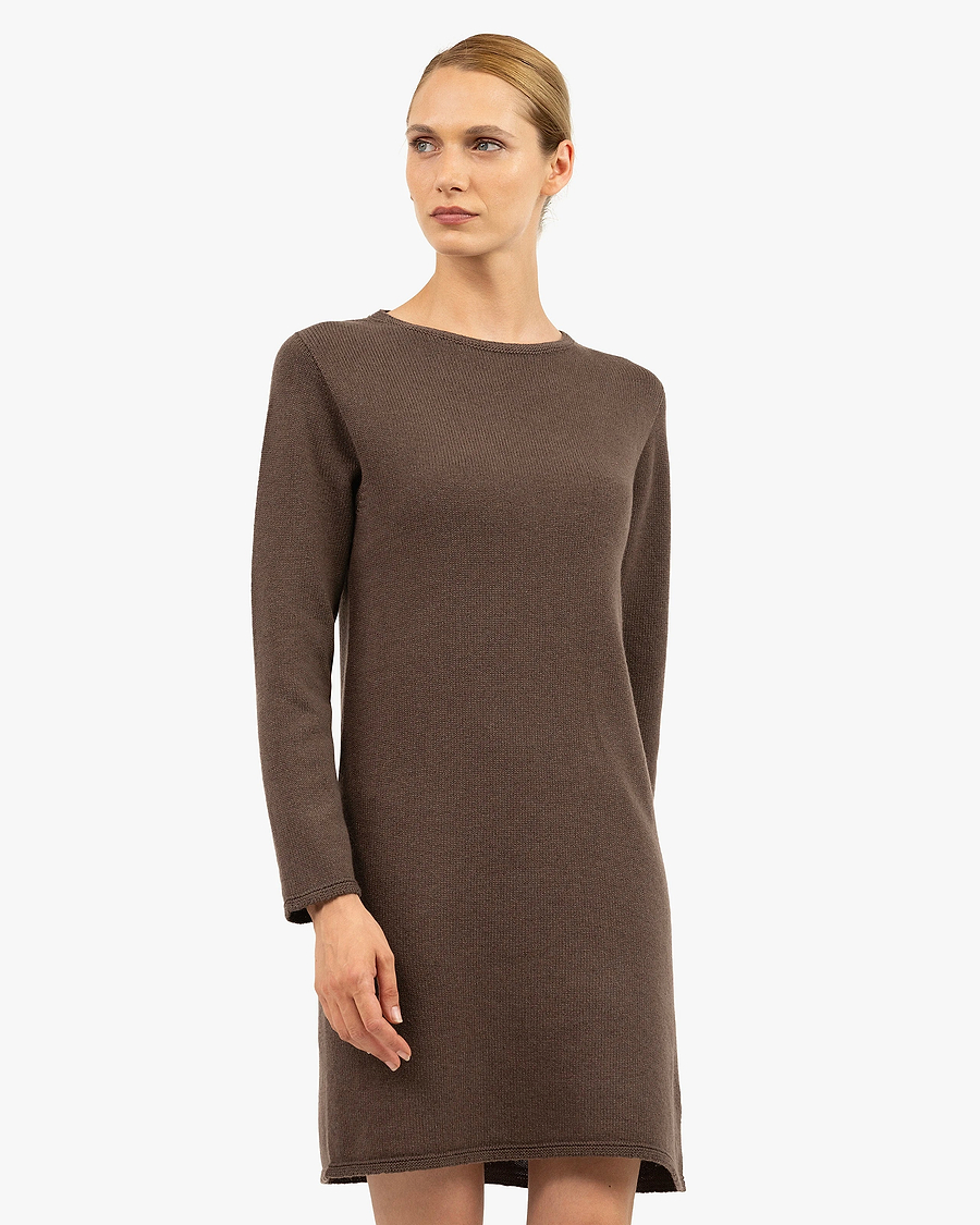 Parksville Dress - Brown Cashmere