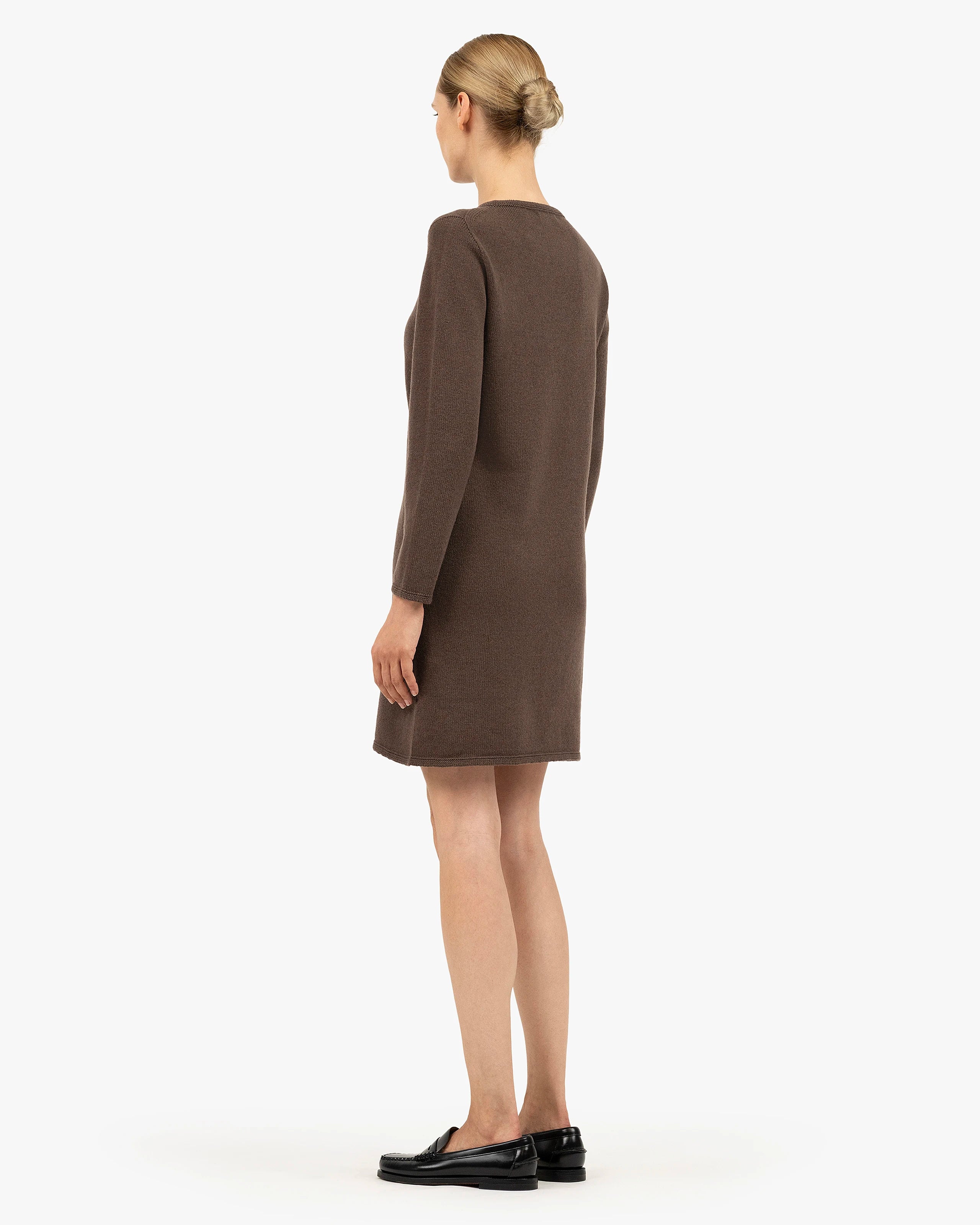 Parksville Dress - Brown Cashmere