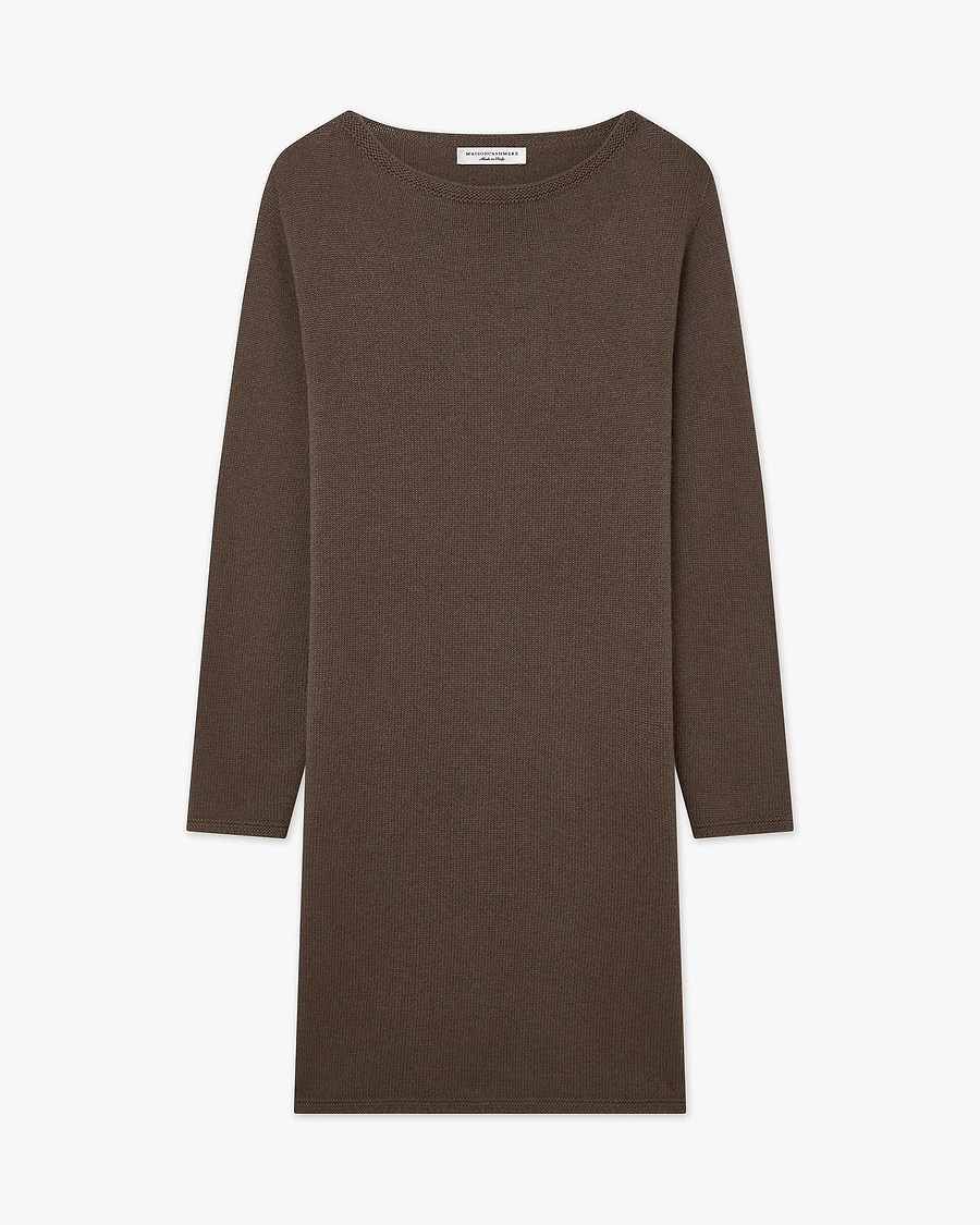 Parksville Dress - Brown Cashmere