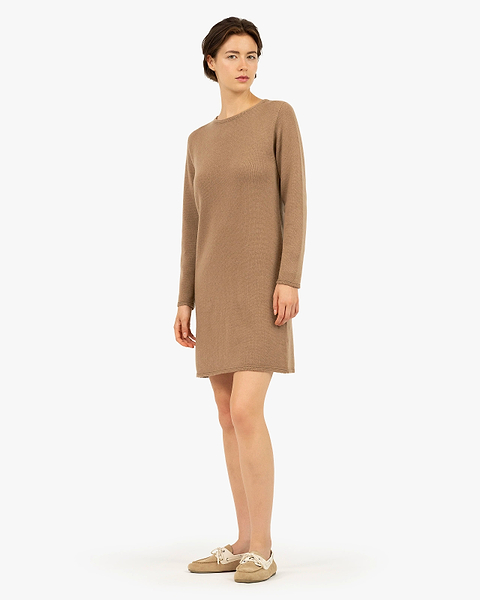 Parksville Dress - Camel Cashmere