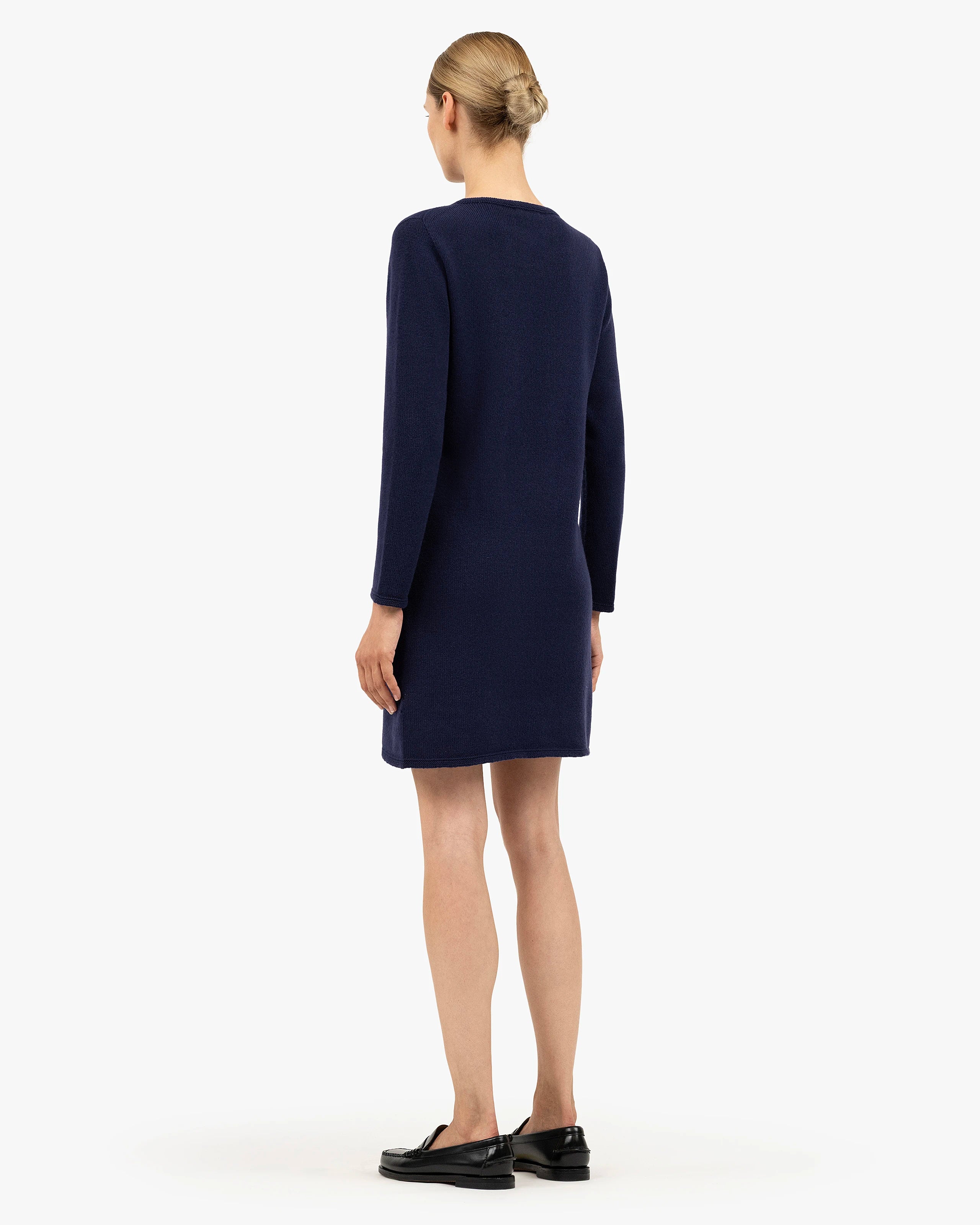 Parksville Dress - Blue Cashmere